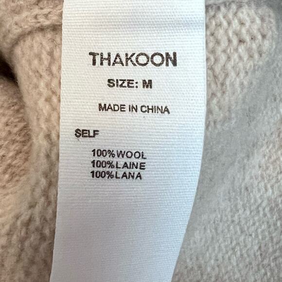 Thakoon Women's Oatmeal Wool Sweater, Size M - Picture 8 of 8
